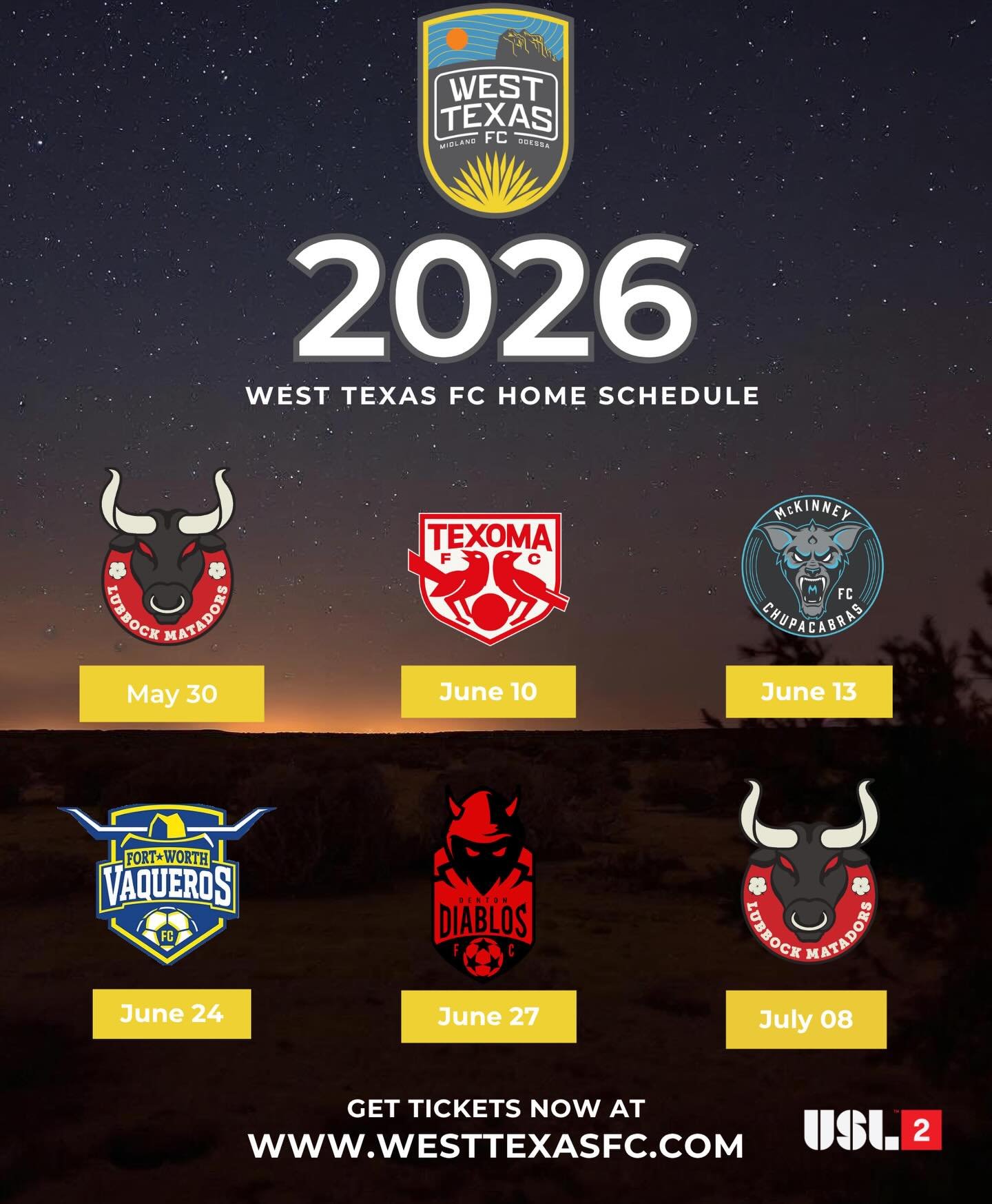 West Texas FC vs Denton Diablos