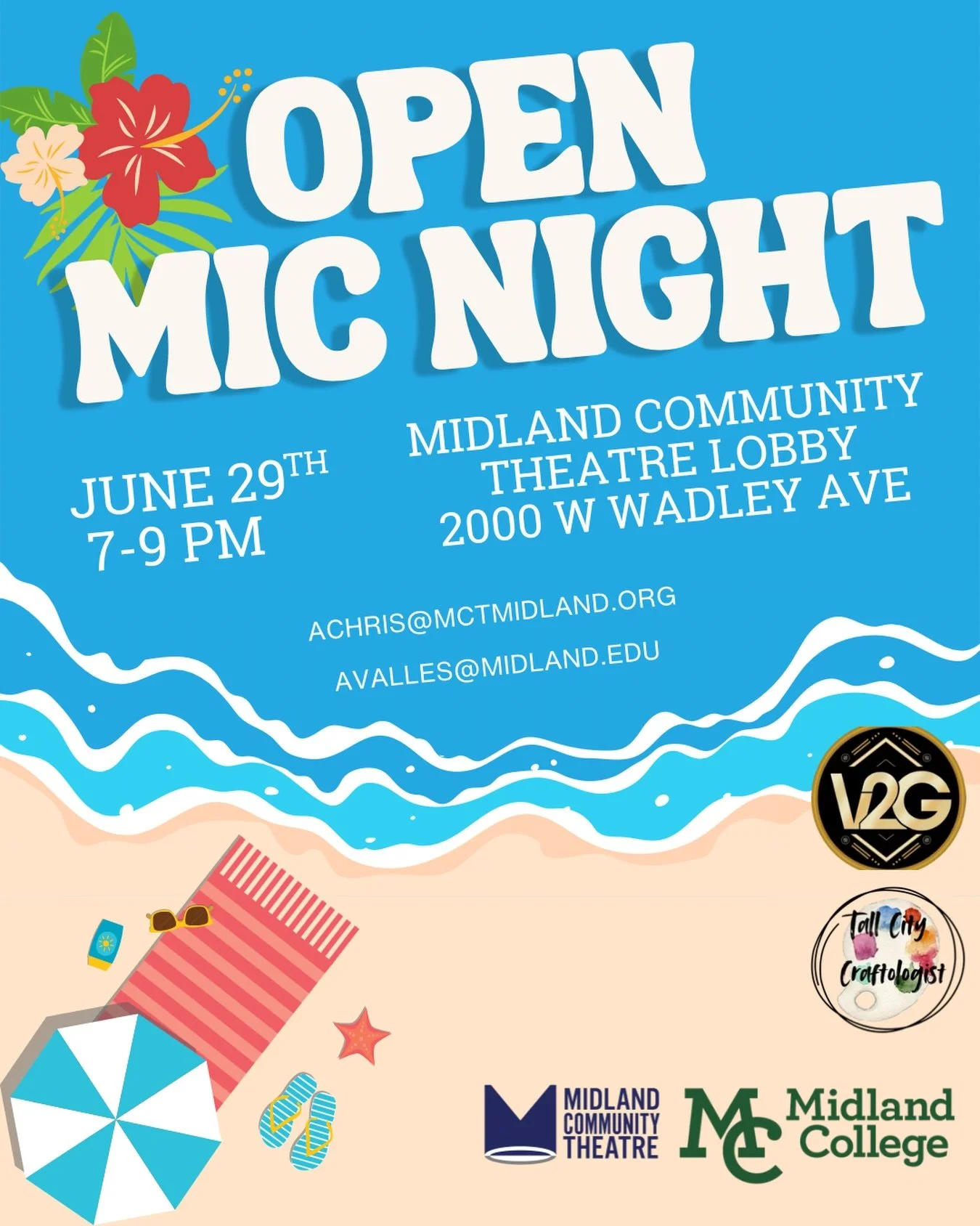 Monthly Open Mic Night at MCT