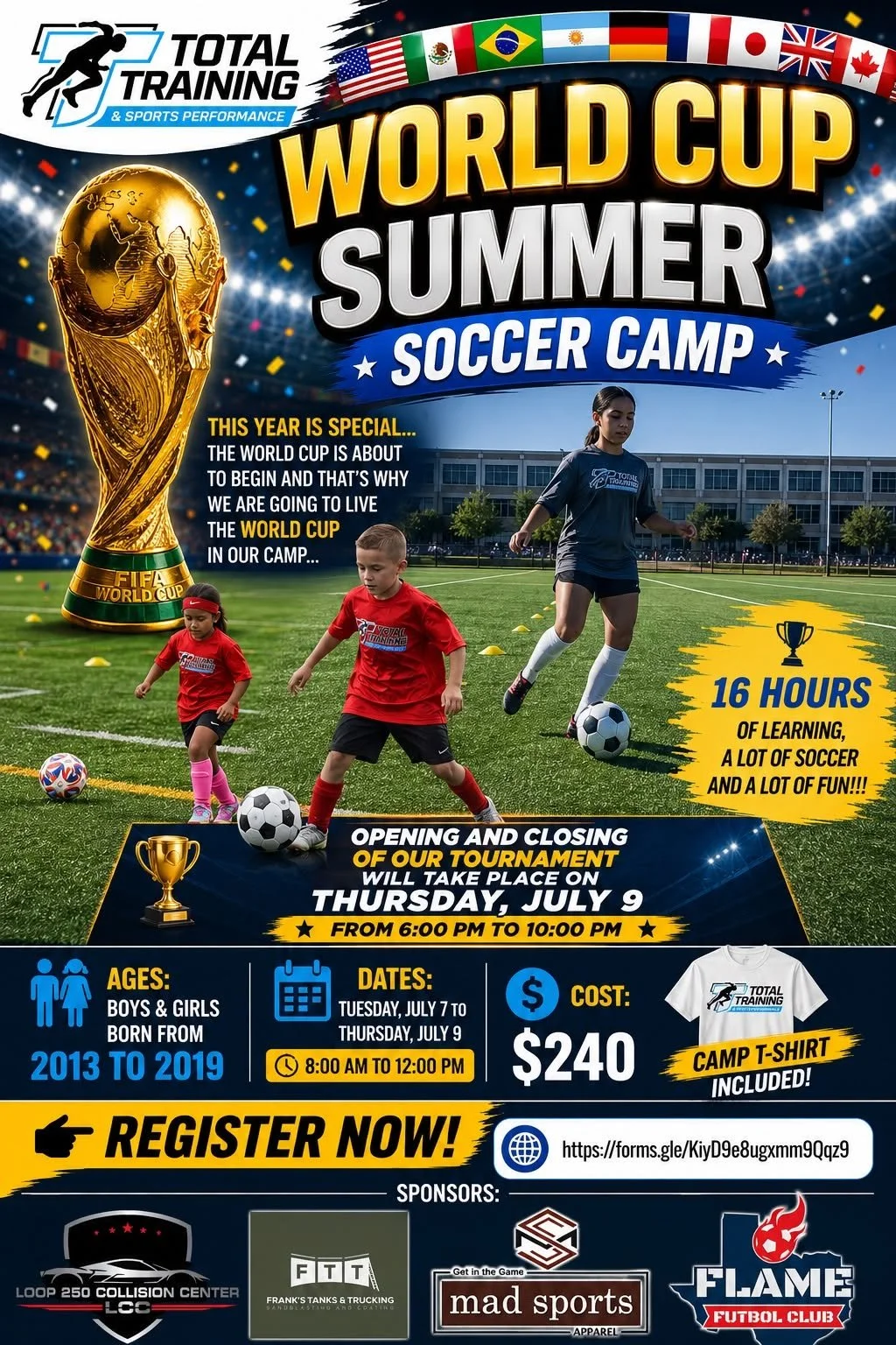 World Cup Summer Soccer Camp