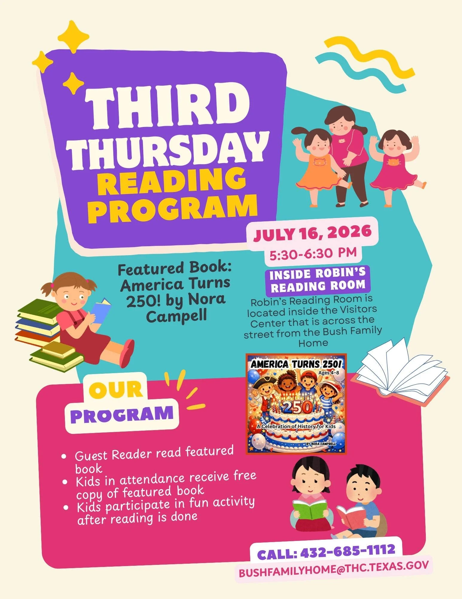 July Third Thursday Reading Program