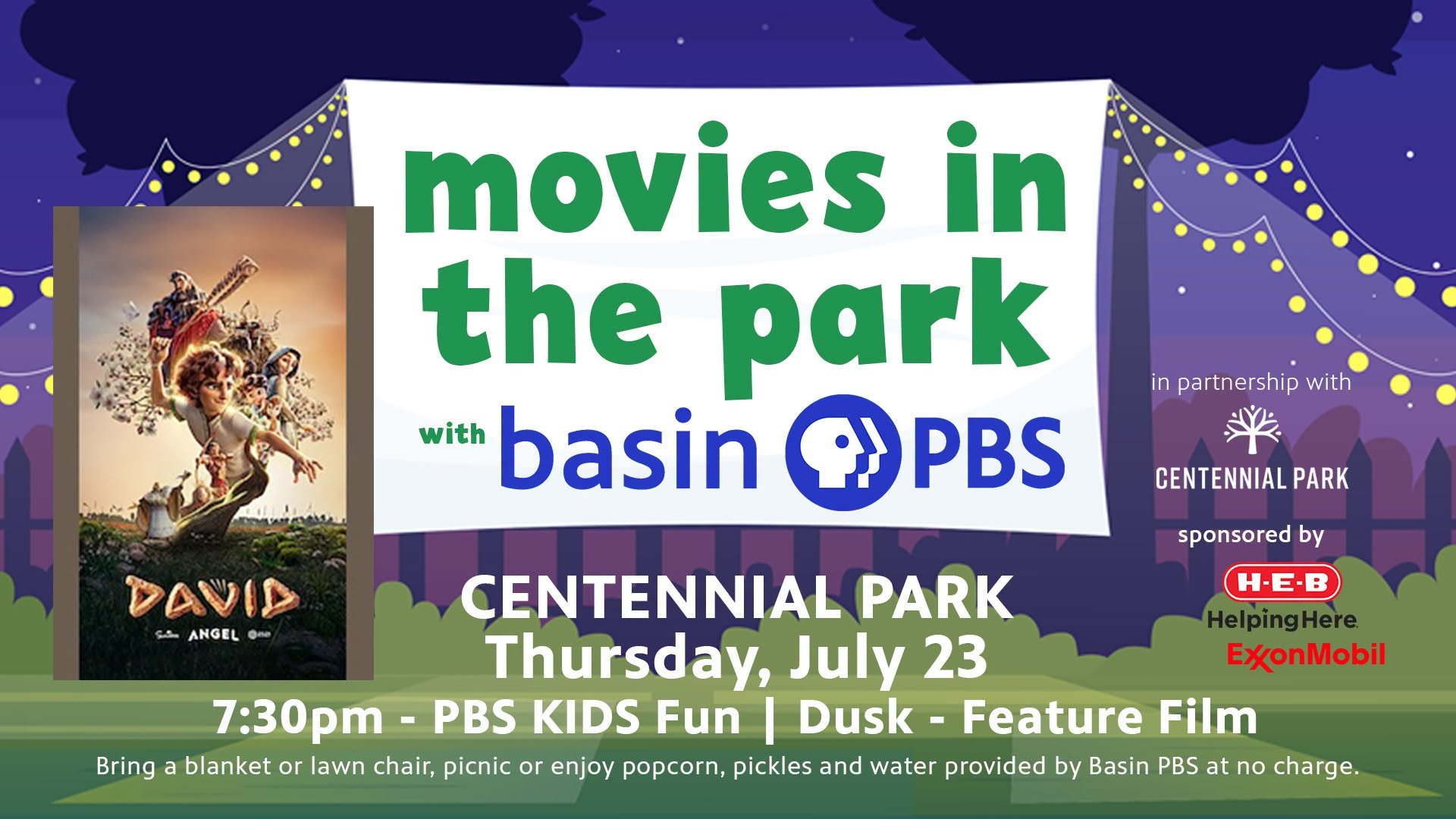 Movies in the Park - An Inspiring Story of Courage & Faith