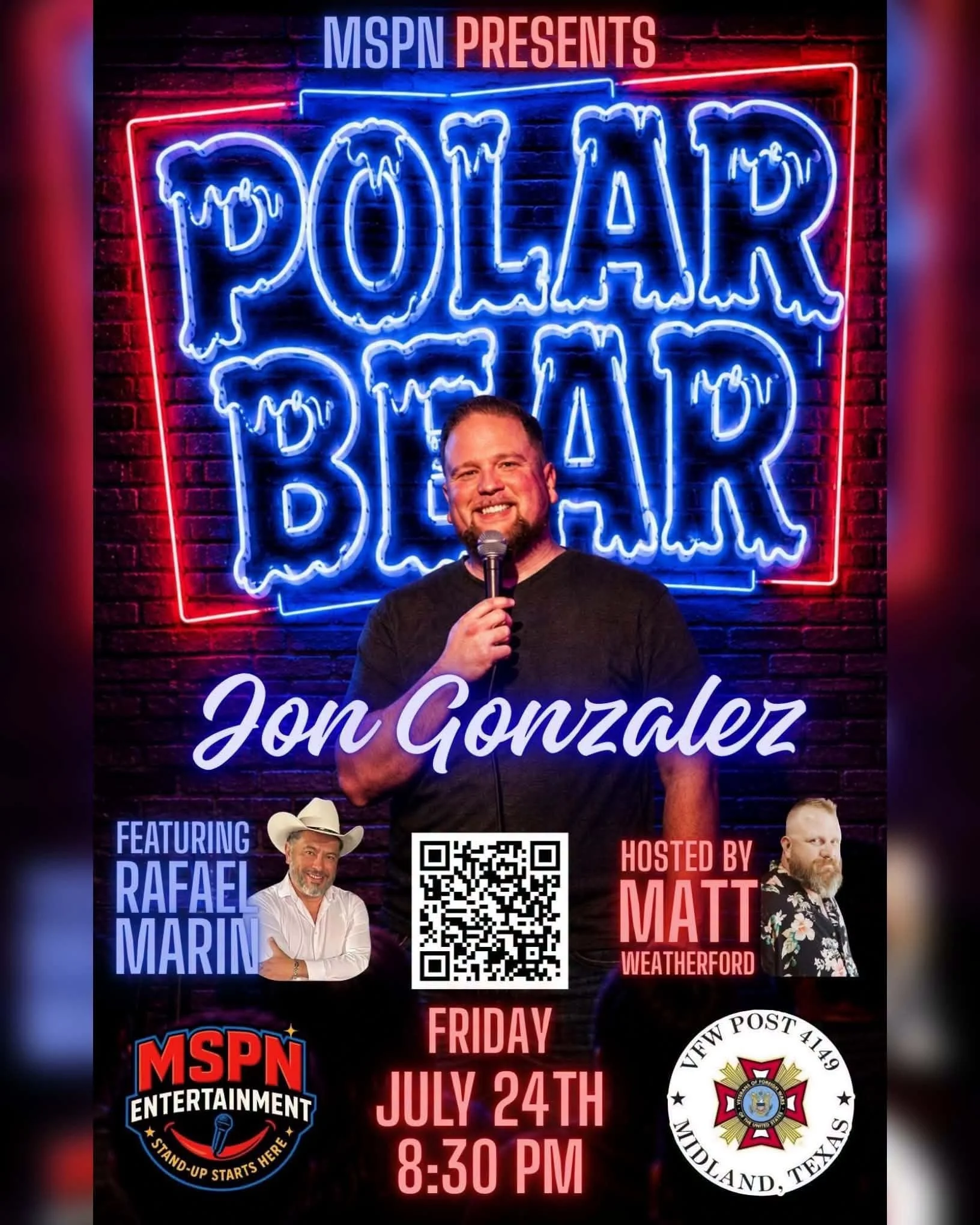 MSPN Comedy show with Polar Bear