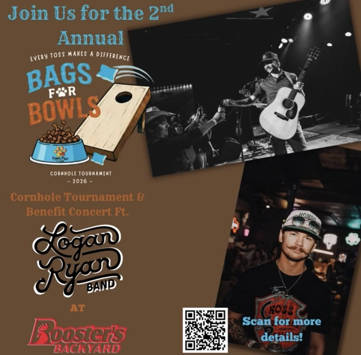 Logan Ryan Band LIVE at 2nd Annual Bags for Bowls Fundraiser