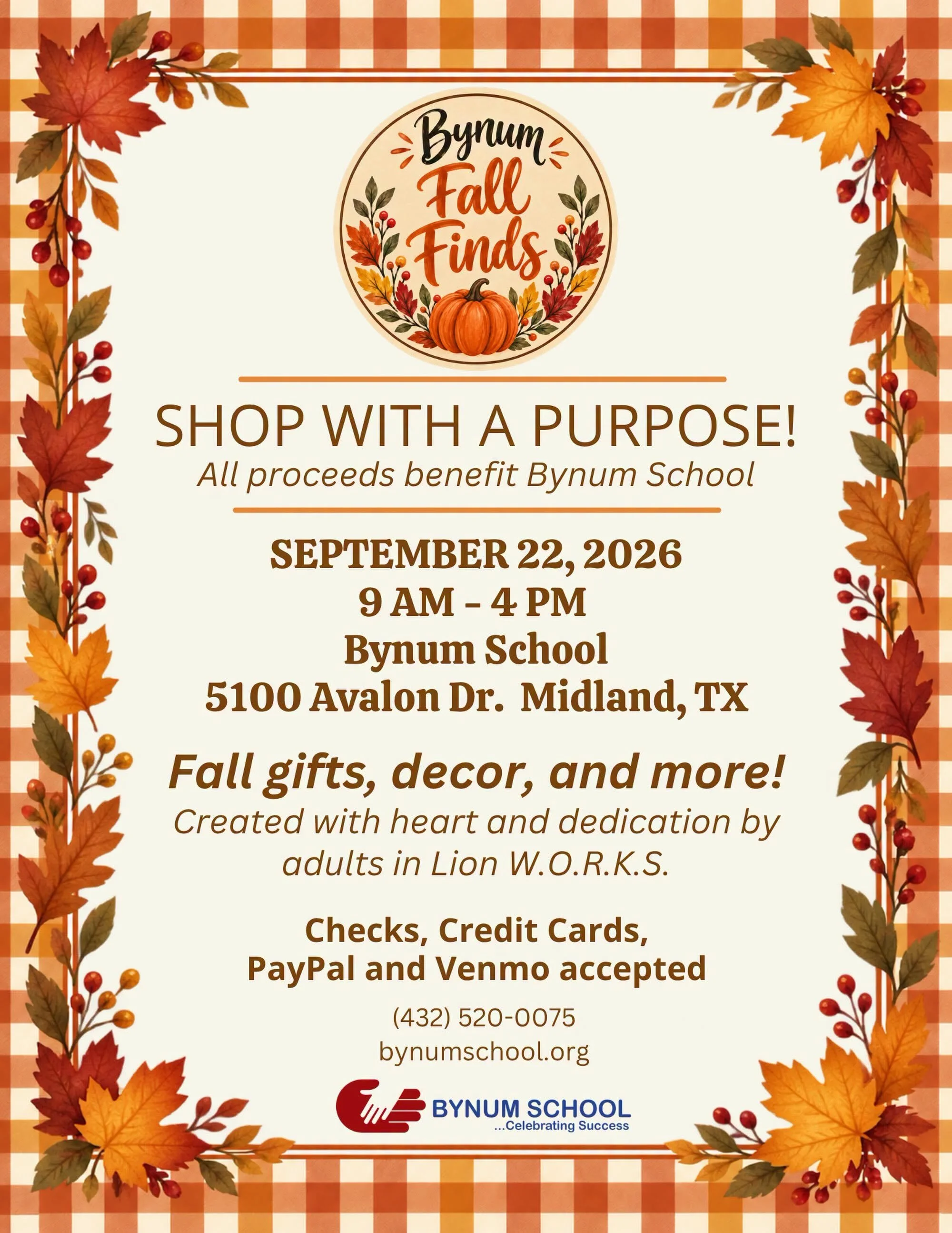 Bynum Fall Finds is Quickly Approaching!