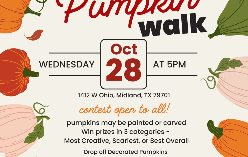2026 Annual Pumpkin Walk!