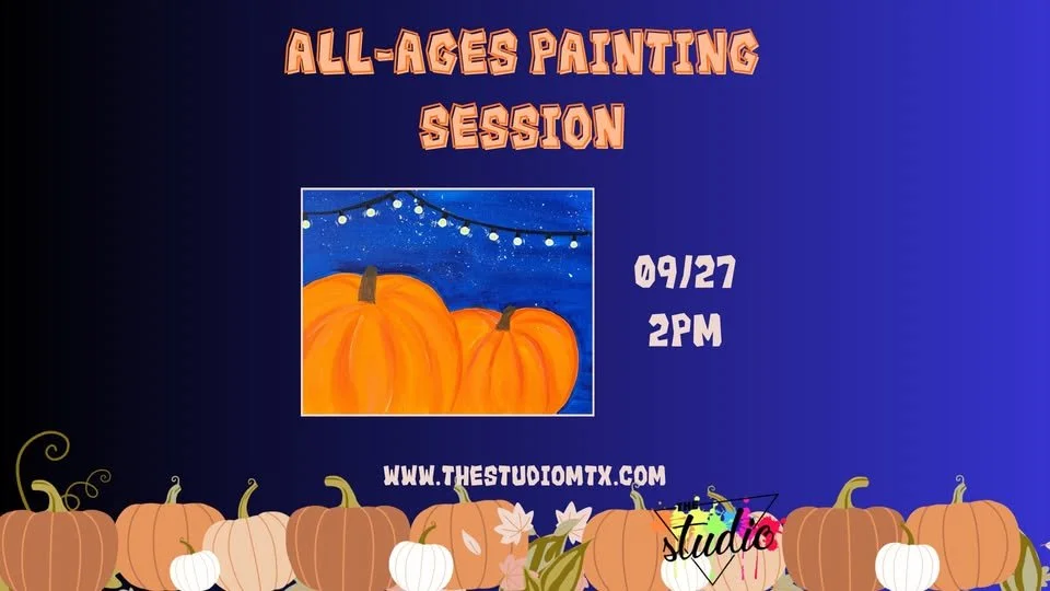 All-Ages Painting Session: Pumpkins After Dark 
