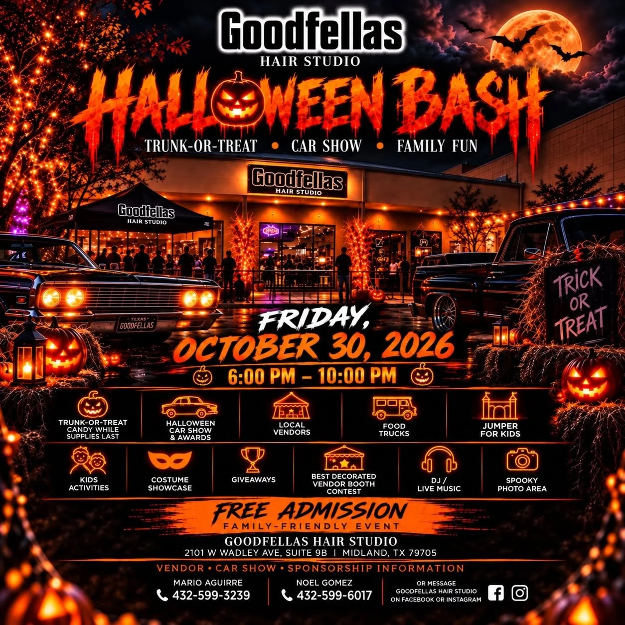 Goodfellas Hair Studio Halloween Bash 
