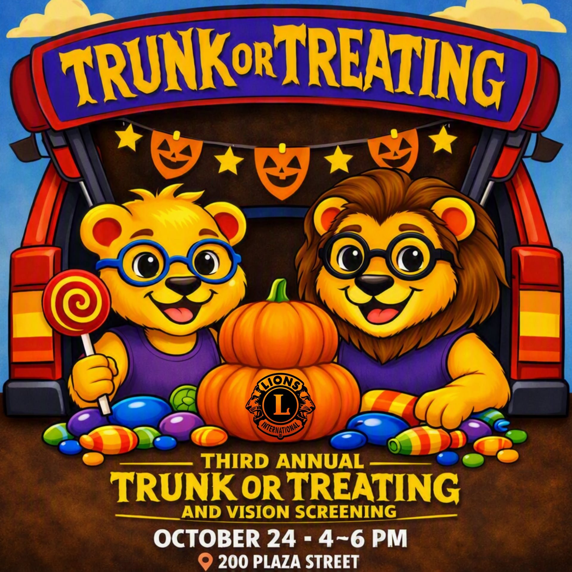 Trunk or Treating and Vision Screening