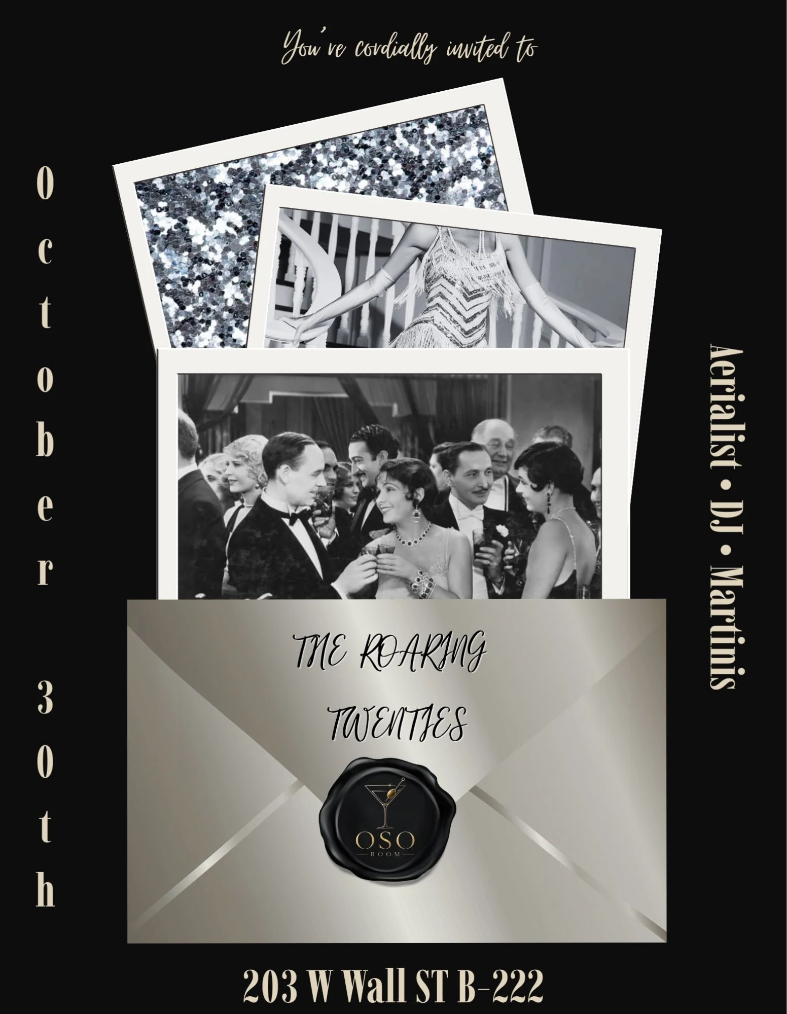 Roaring 20s Halloween Party at The Oso Room