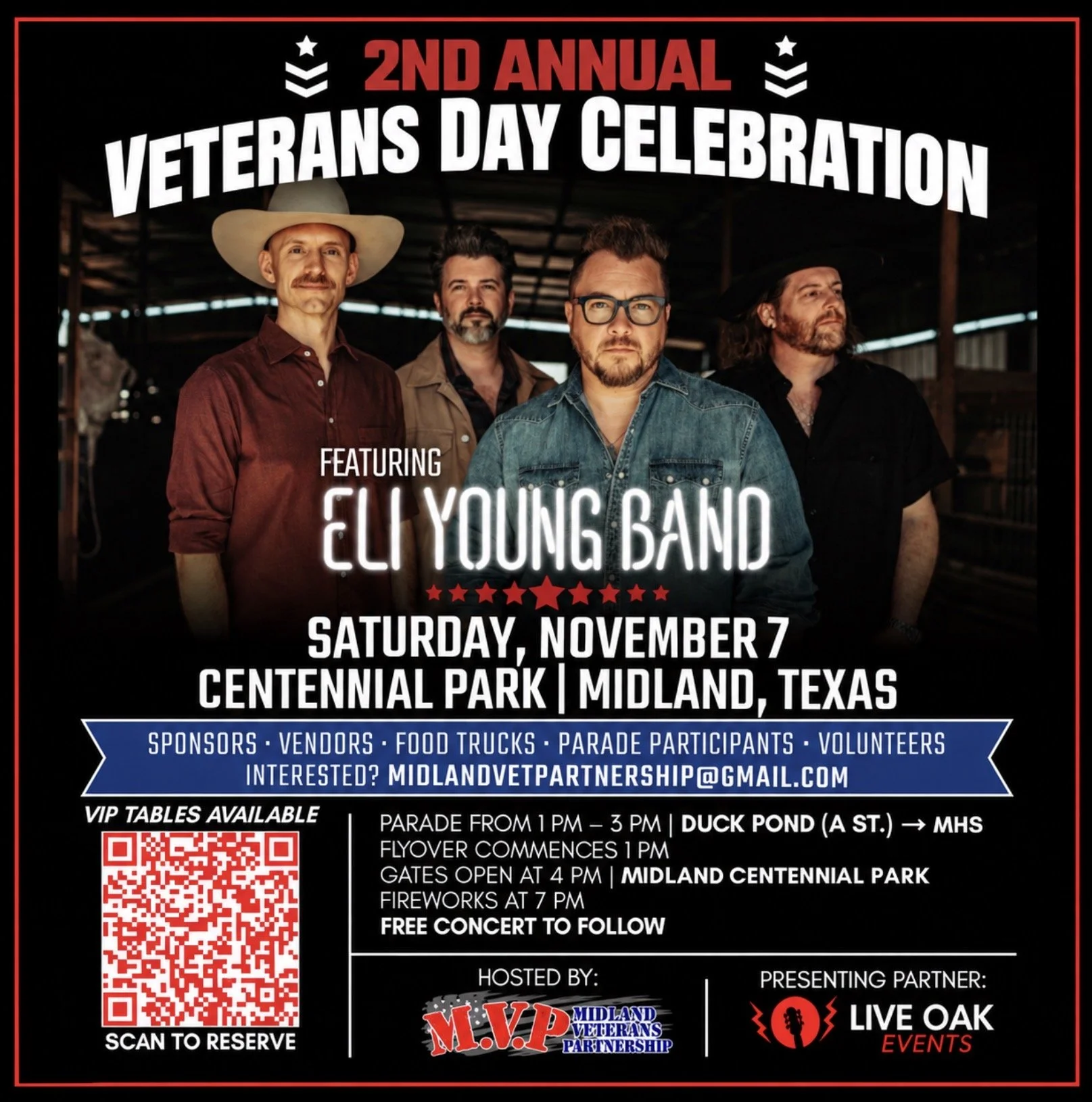 Midland's 2nd annual Veterans Parade and Veterans Celebration