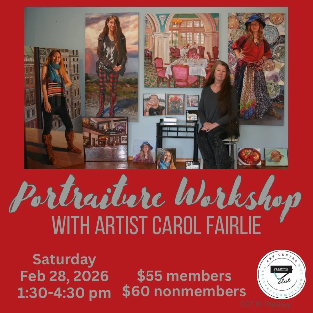 Portraiture Workshop with Artist Carol Fairlie
