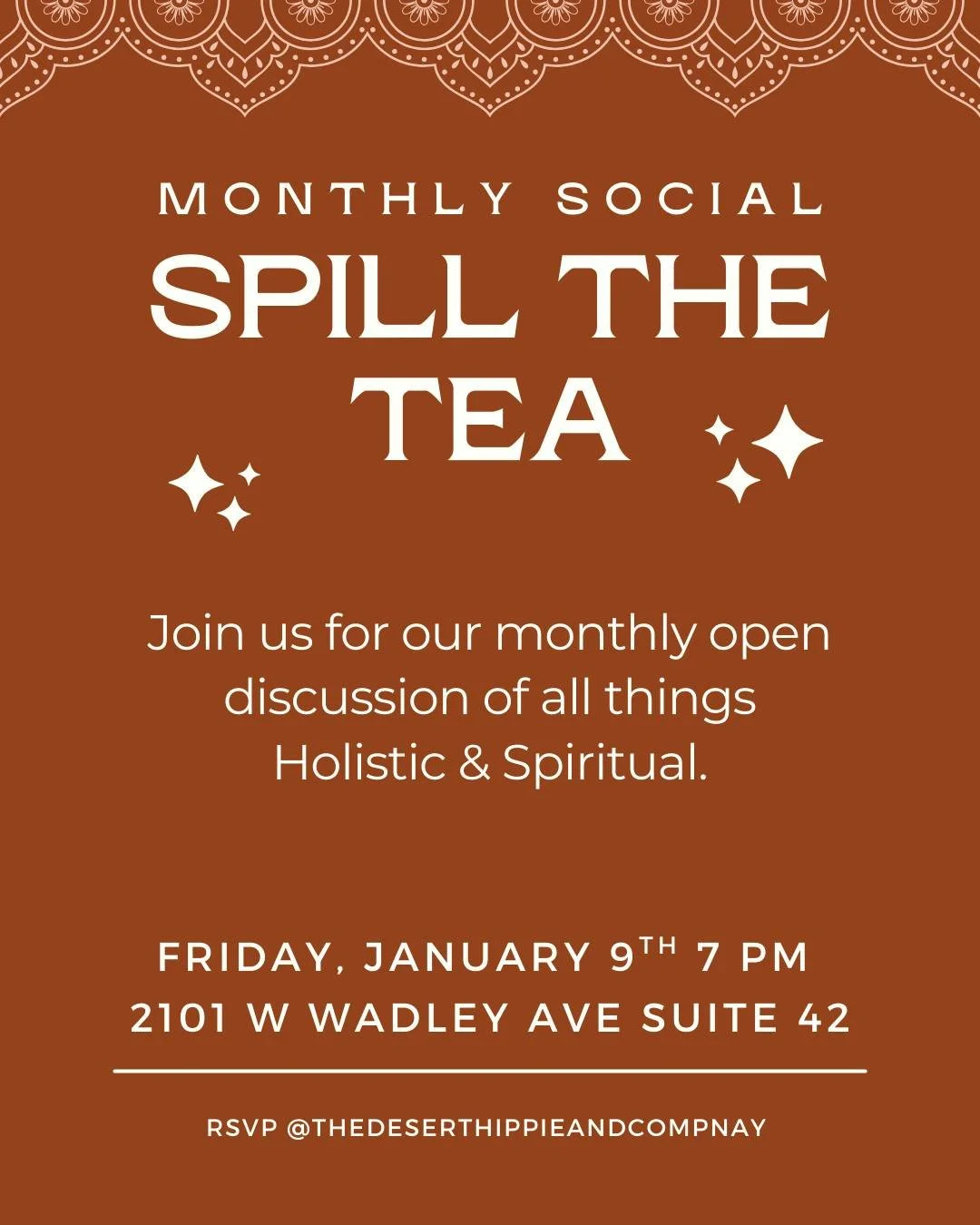 Spill the Tea ~ Free Social Event