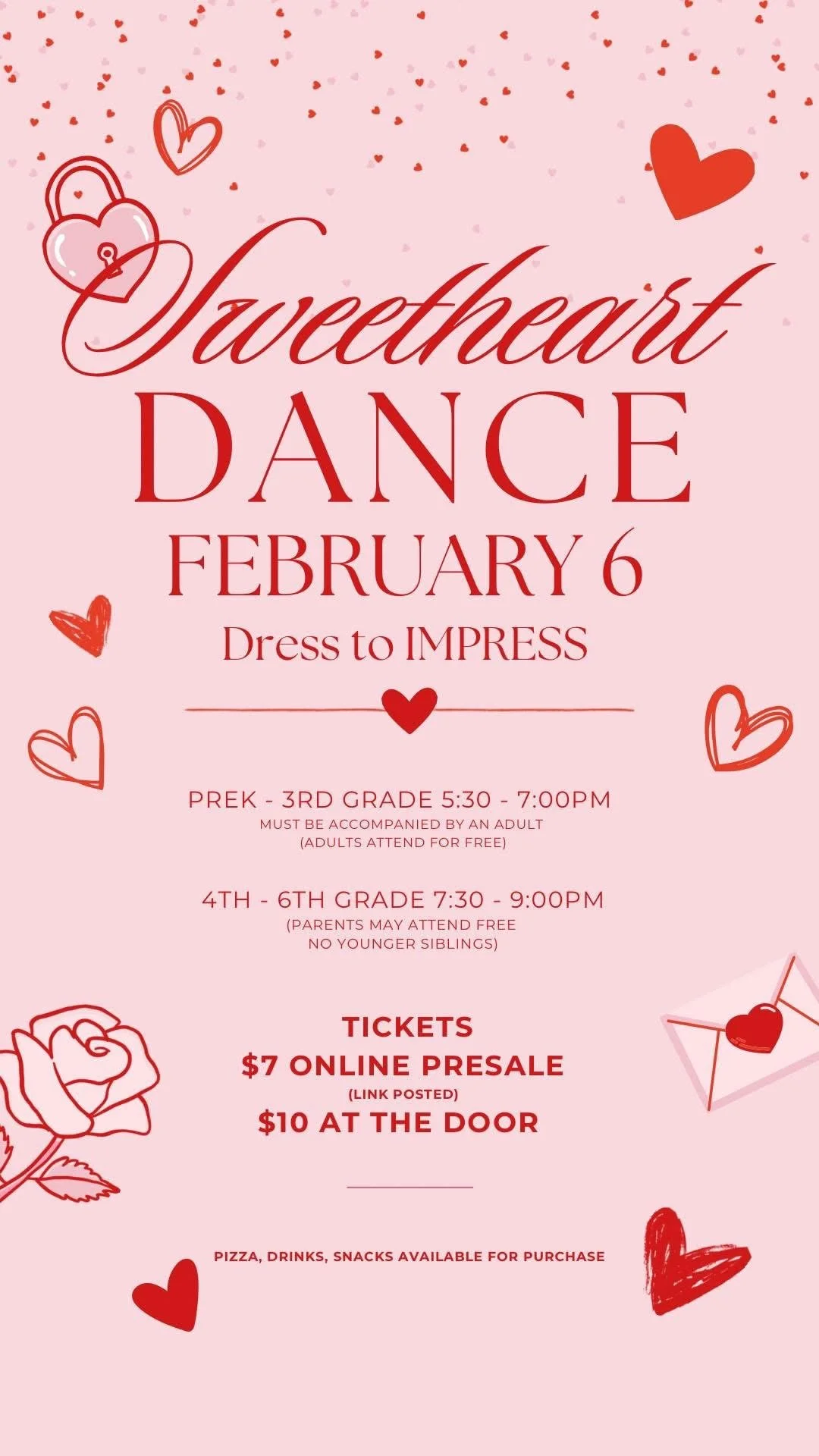 Sweetheart Dance Tickets