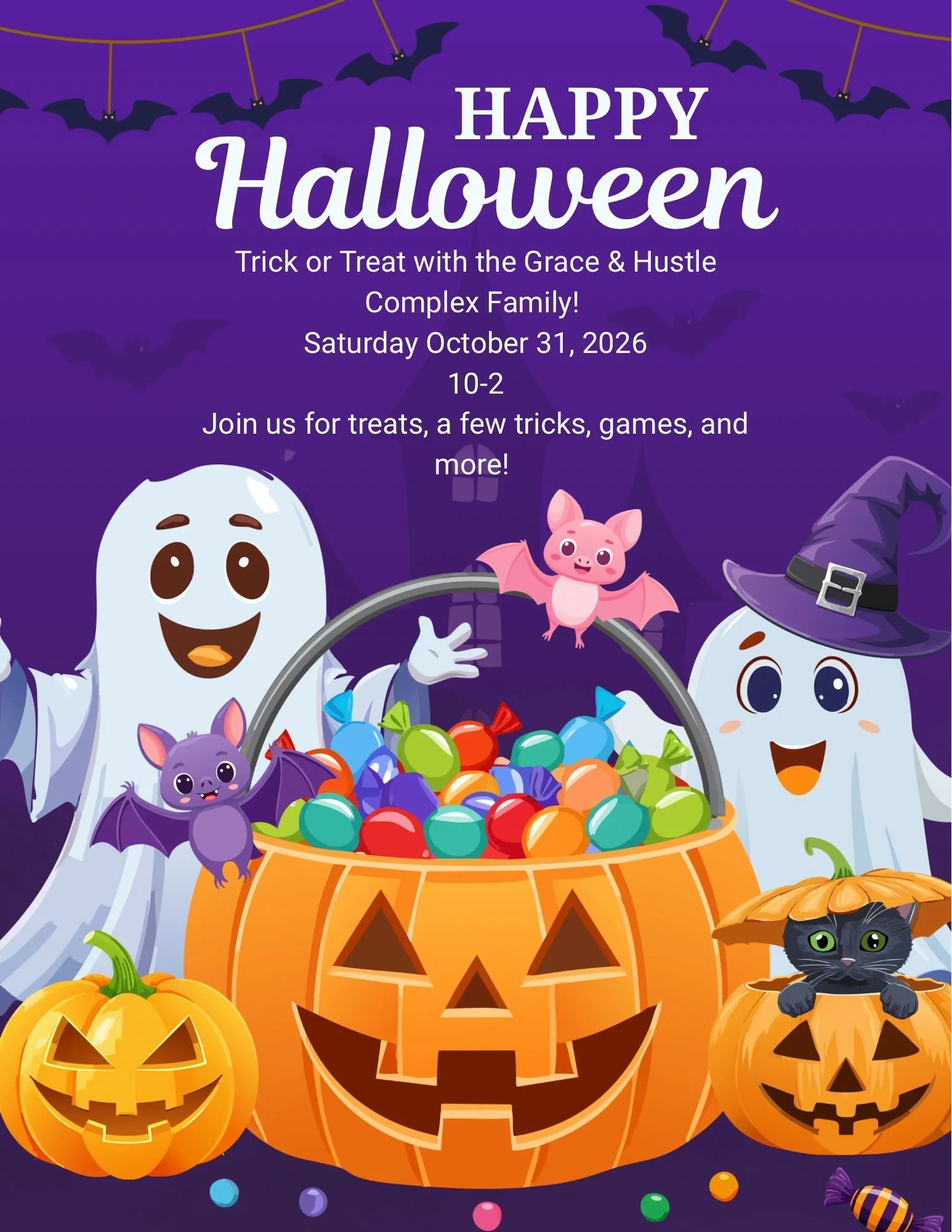 Trick or Treat at Grace & Hustle