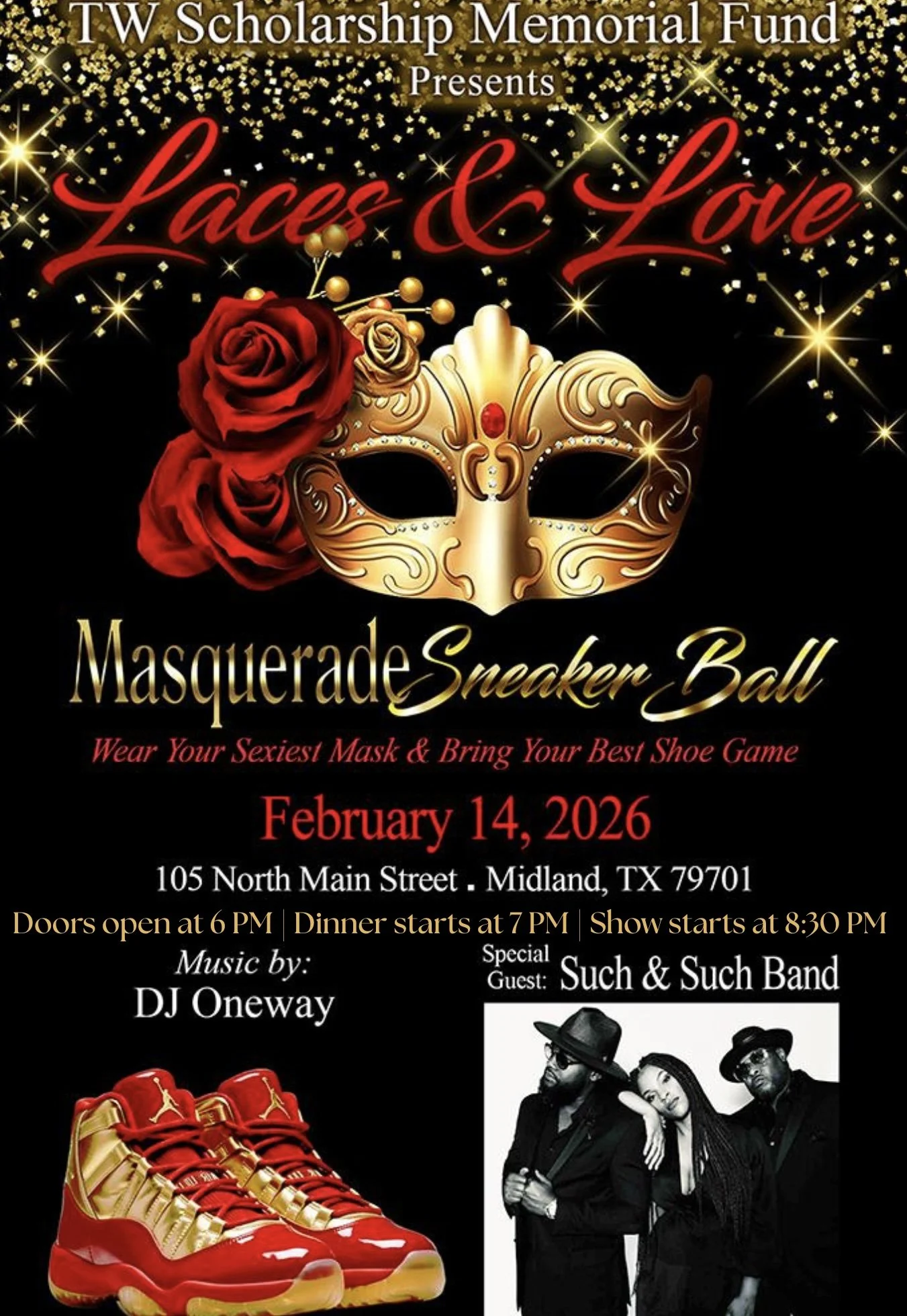 Laces & Love Masquerade Sneaker Ball