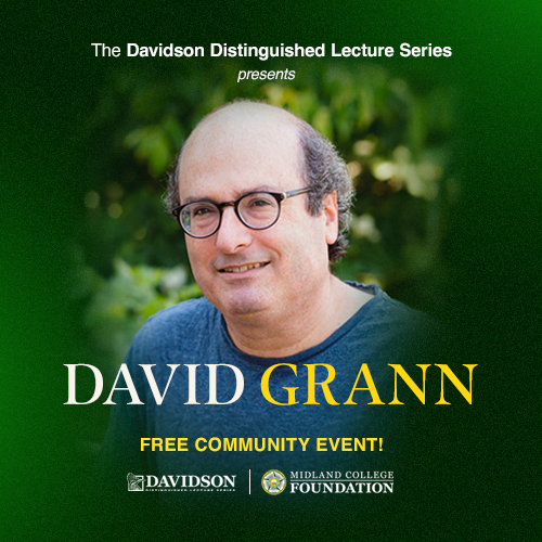 NYT Bestselling Author David Grann at Midland College