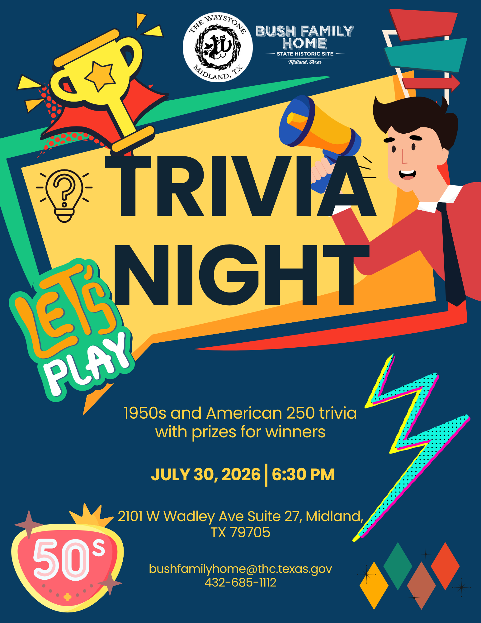 Historical Trivia w/ the Bush Family Home