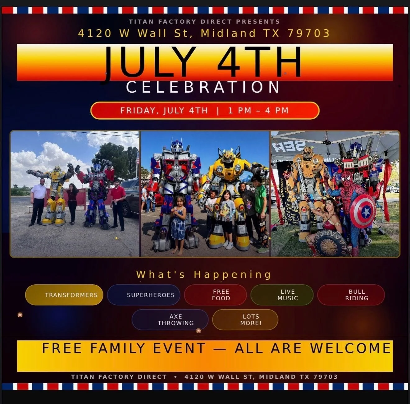 4th Of July Family Event!