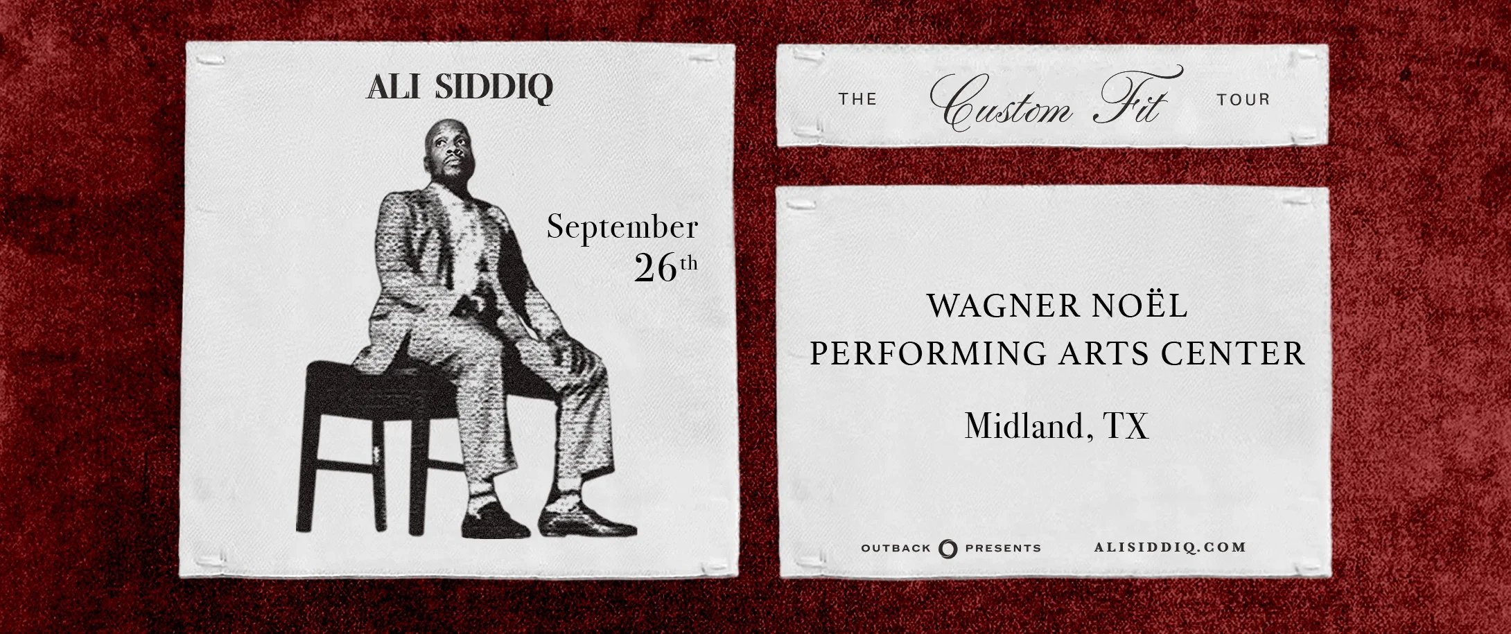 Ali Siddiq: The Custom Fit Tour