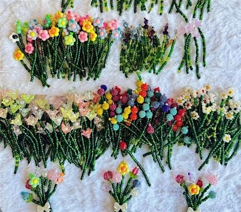 Beaded Bouquets