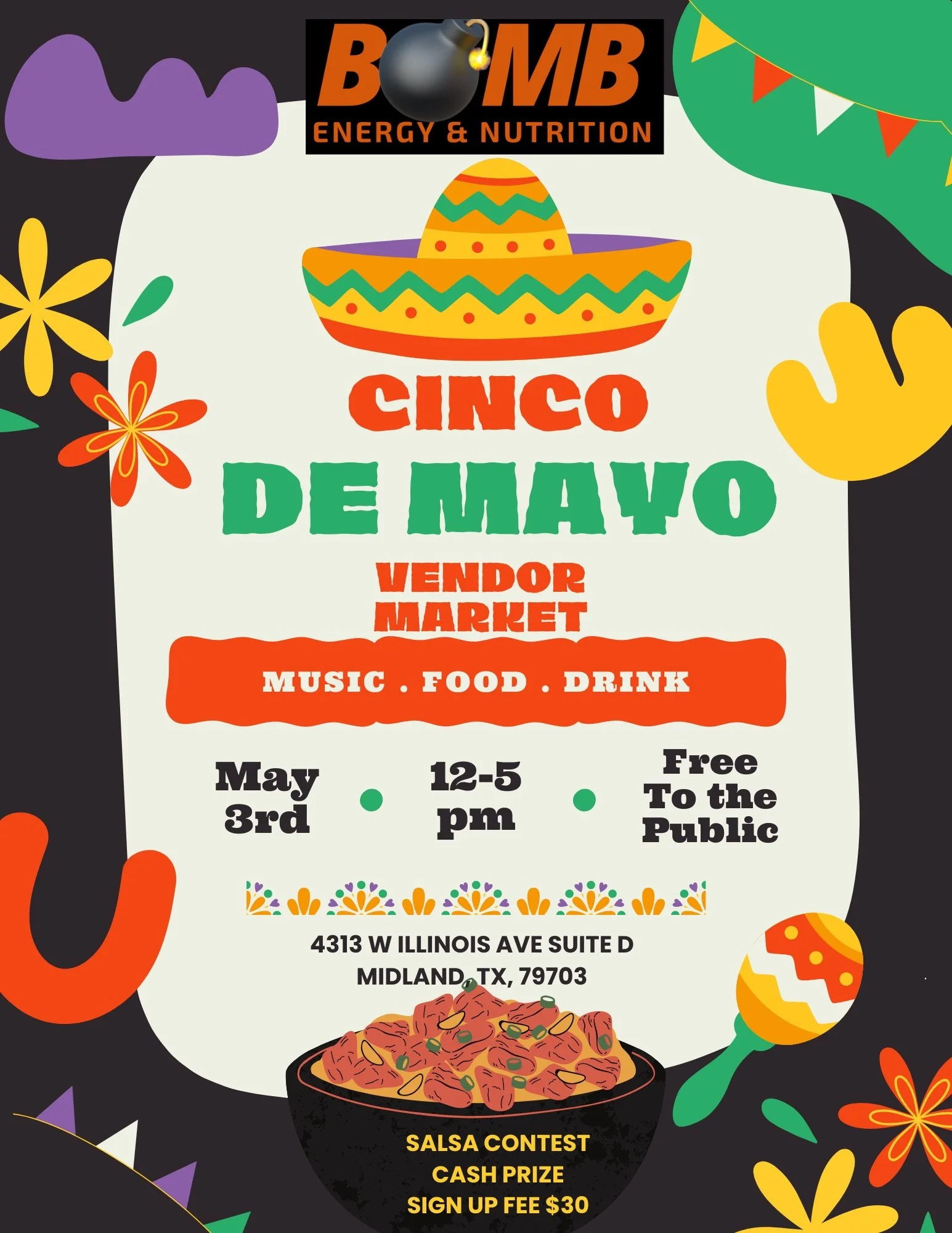 Cinco de mayo Vendor Market