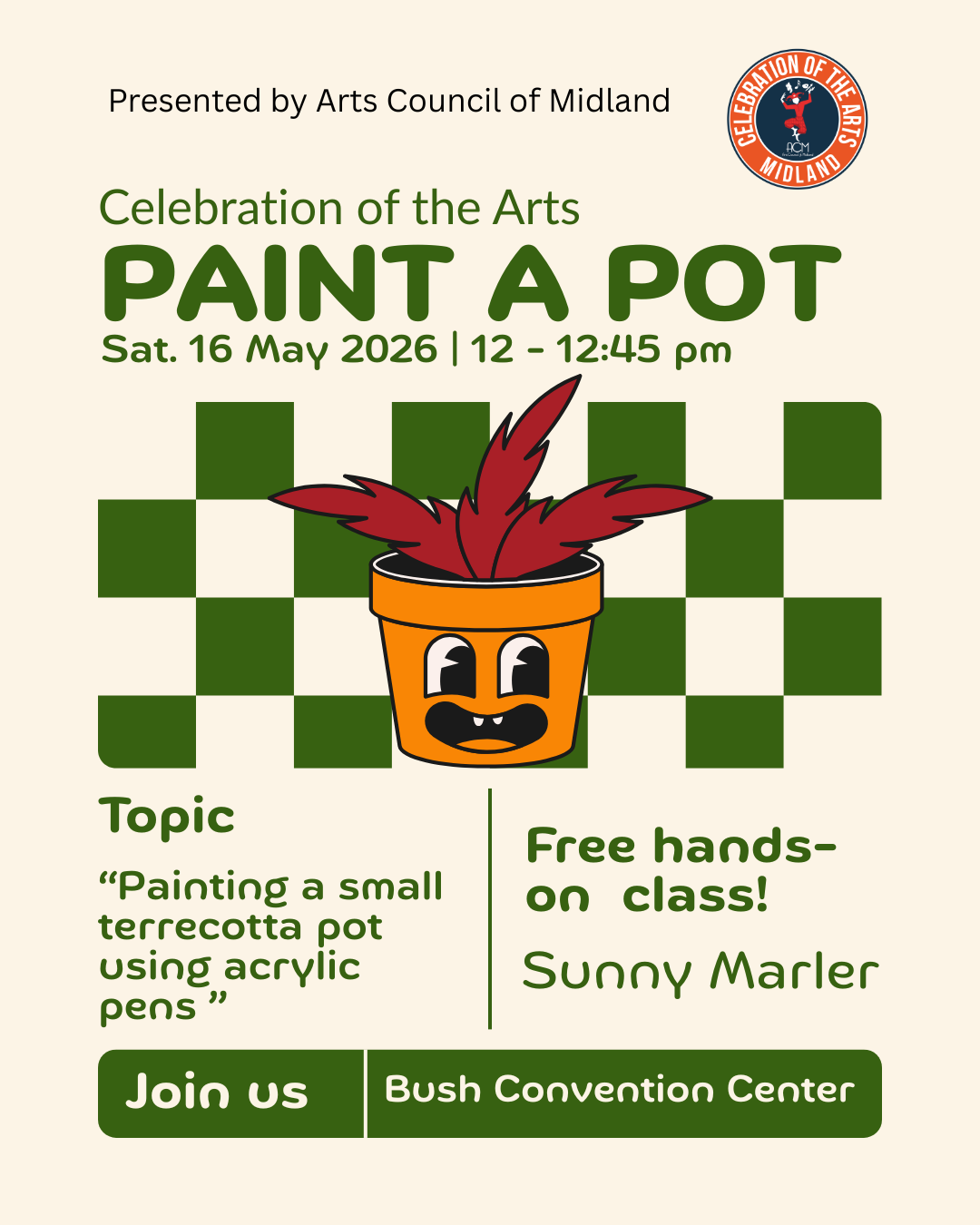 Paint a Pot Class