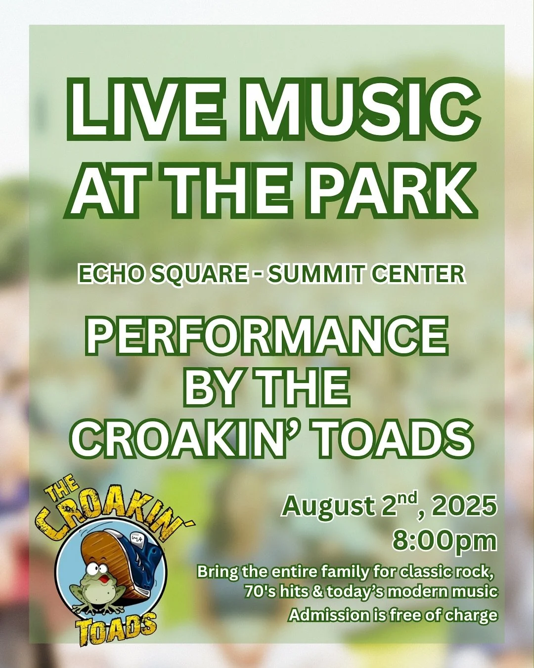 Croakin' Toads Live Performance — MIDLAND AF