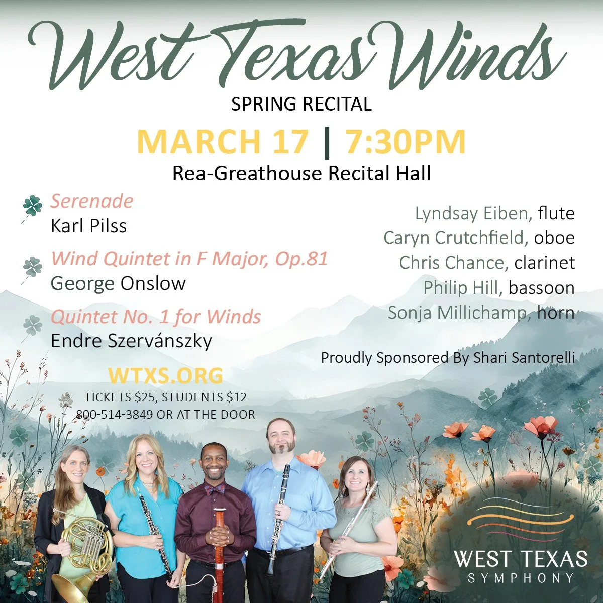 West Texas Winds - Spring Recital