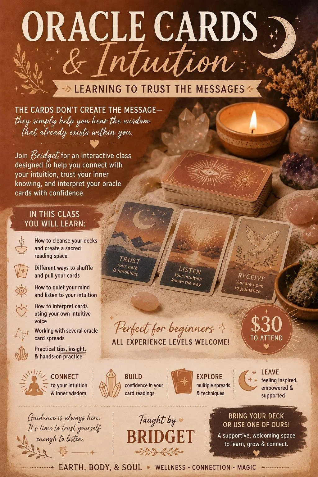 Oracle Cards & Intuition: Learning to Trust the Messages