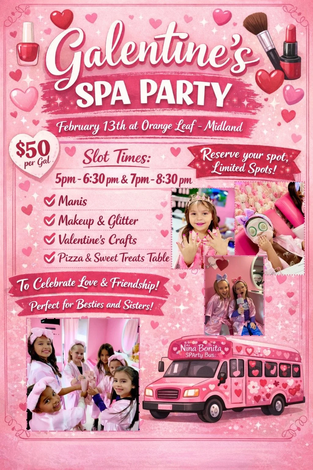 Galentine’s Spa Party