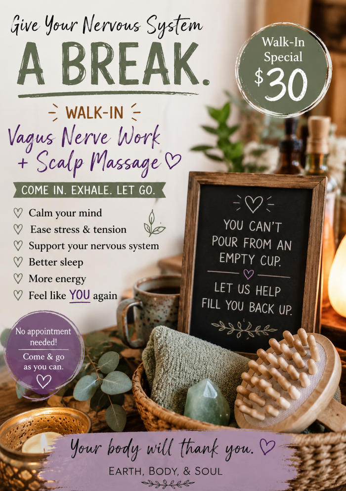 Walk-In Vagus Nerve Work & Scalp Massage