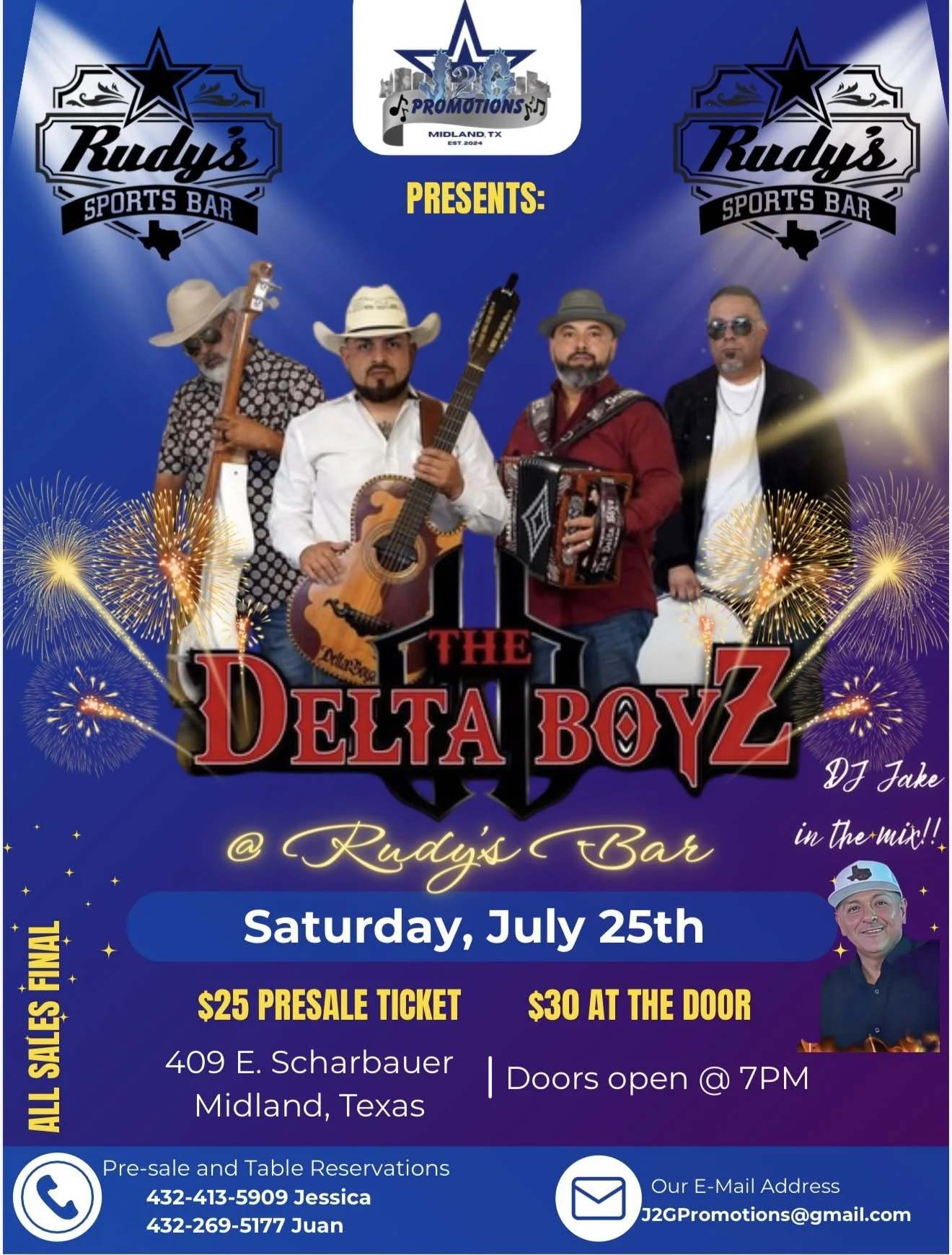 The Delta Boyz at Rudy’s Bar!