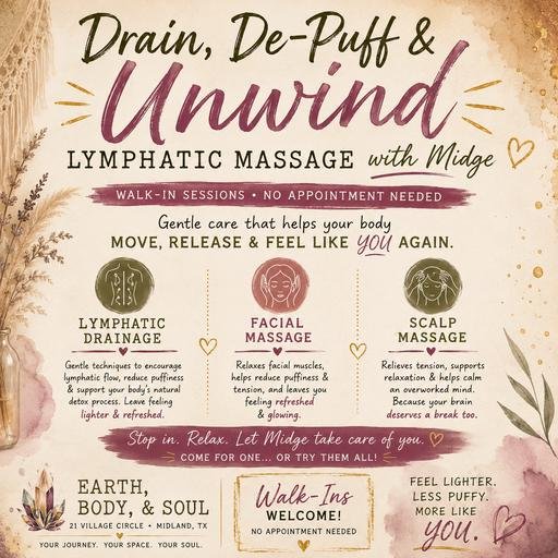 Drain, De-Puff & Unwind | Lymphatic Massage with Midge