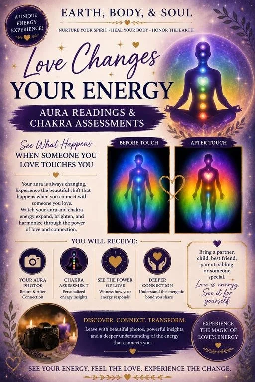 Love Changes Your Energy: Aura Readings & Chakra Assessments