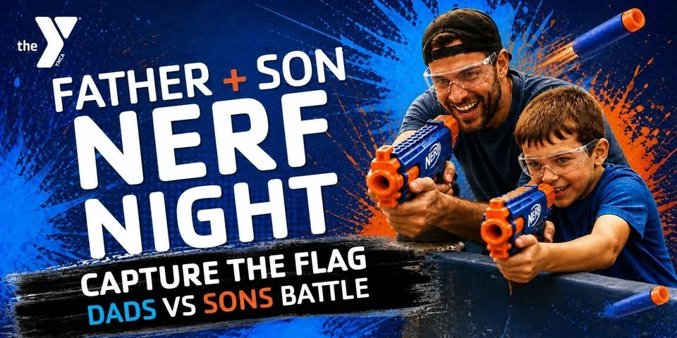 Northwest YMCA Father + Son Nerf Night