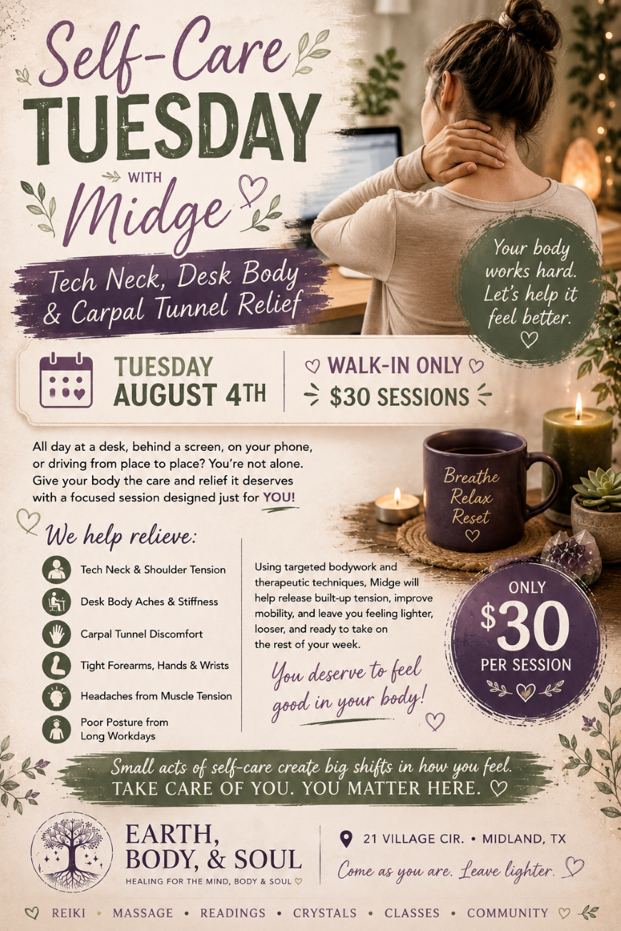 Self-Care Tuesday: Tech Neck & Desk Body Relief