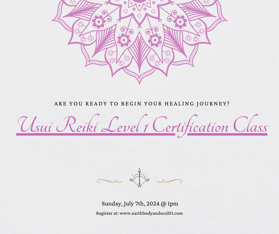 Reiki 1 Certification Class