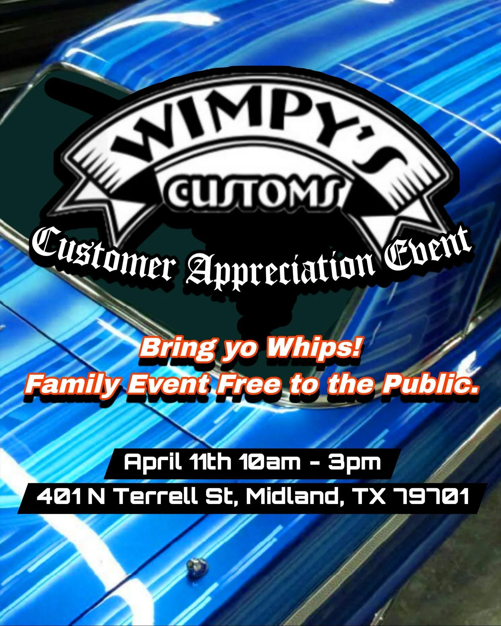 Wimpy's Customs Customer Appreciation Event '26