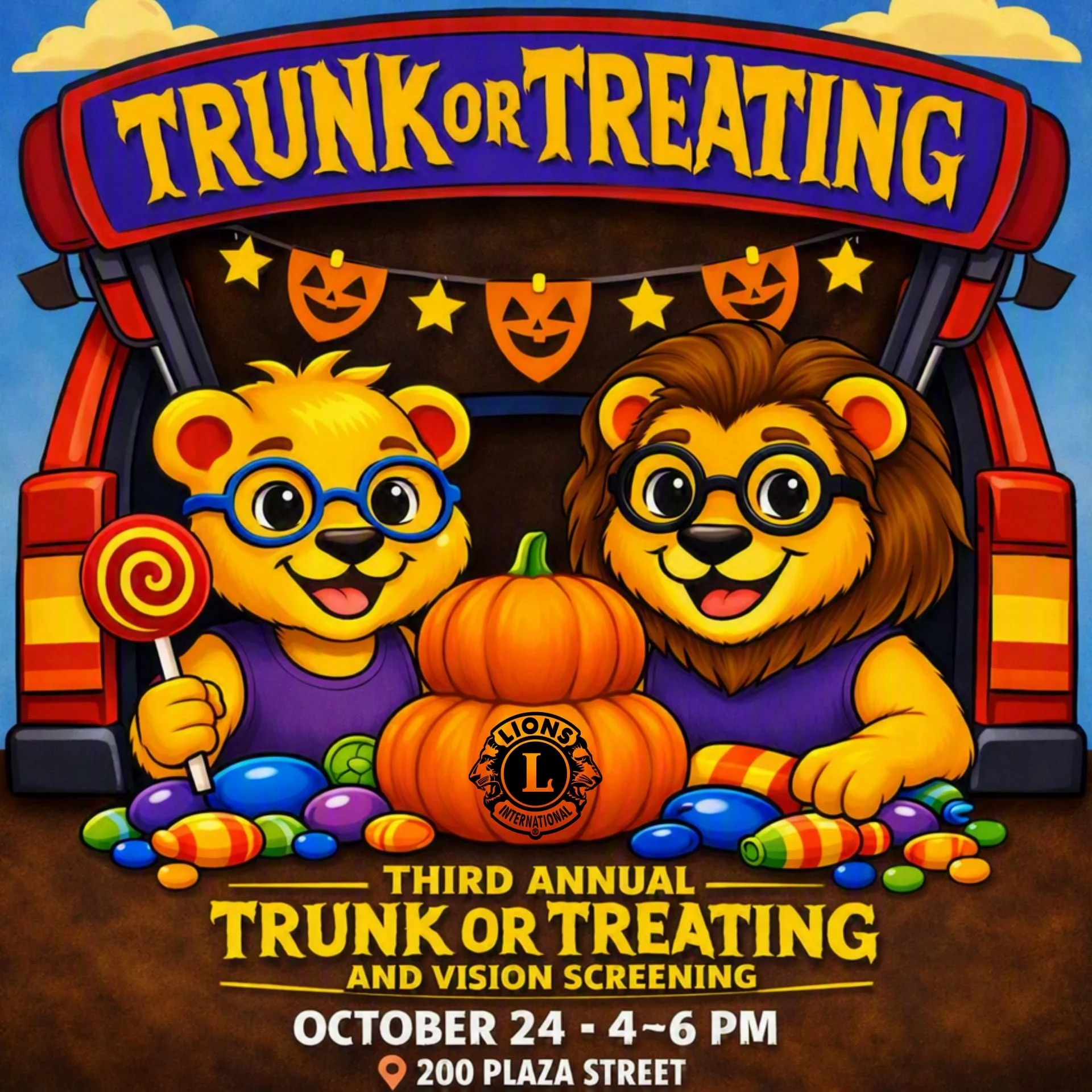 Trunk or Treating and Vision Screening