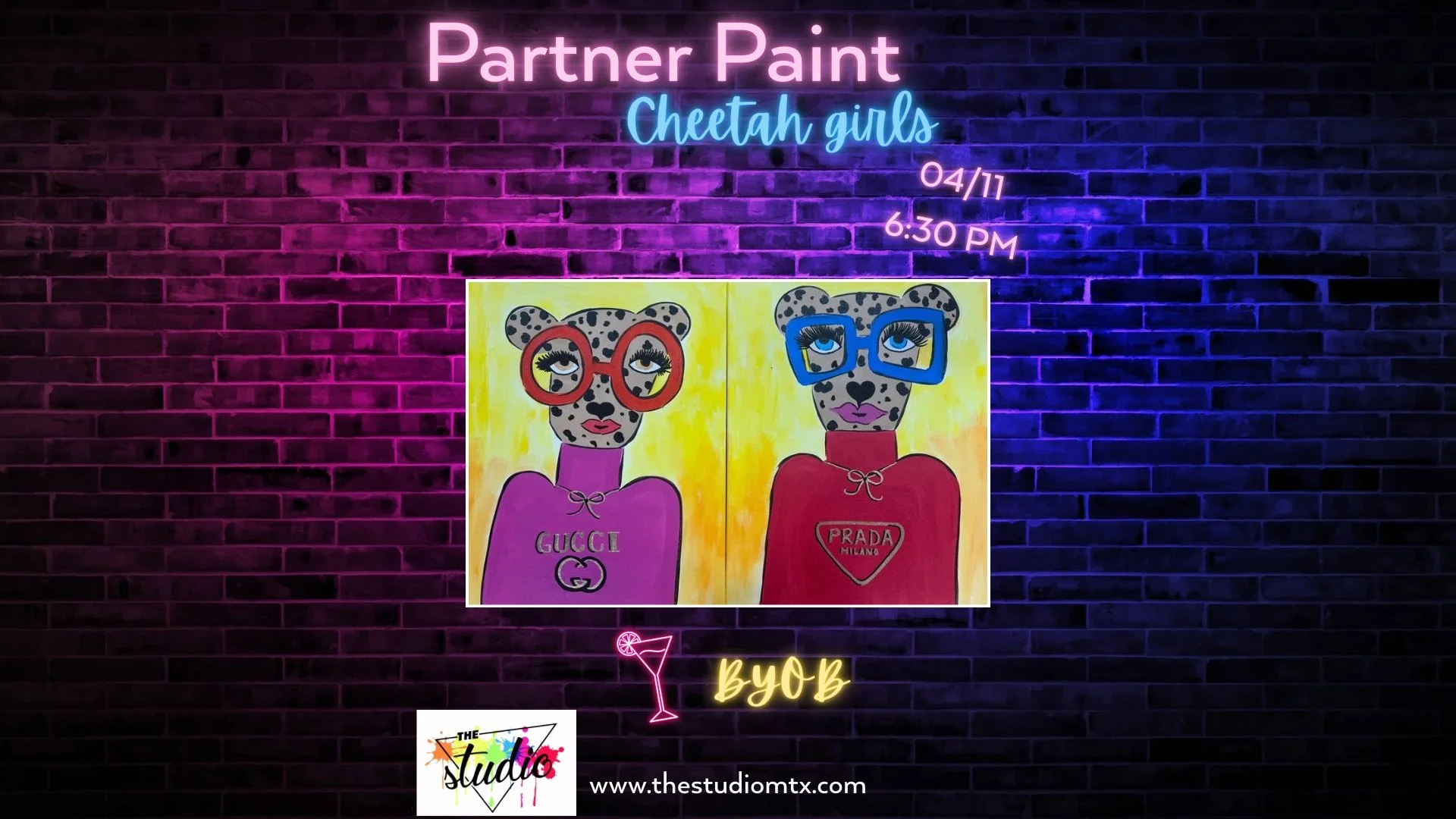 Partner Paint Event: Cheetah Girls