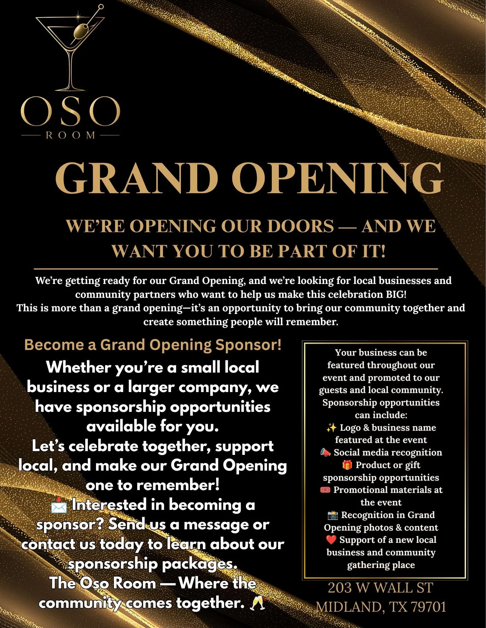 OSO Room Grand Opening