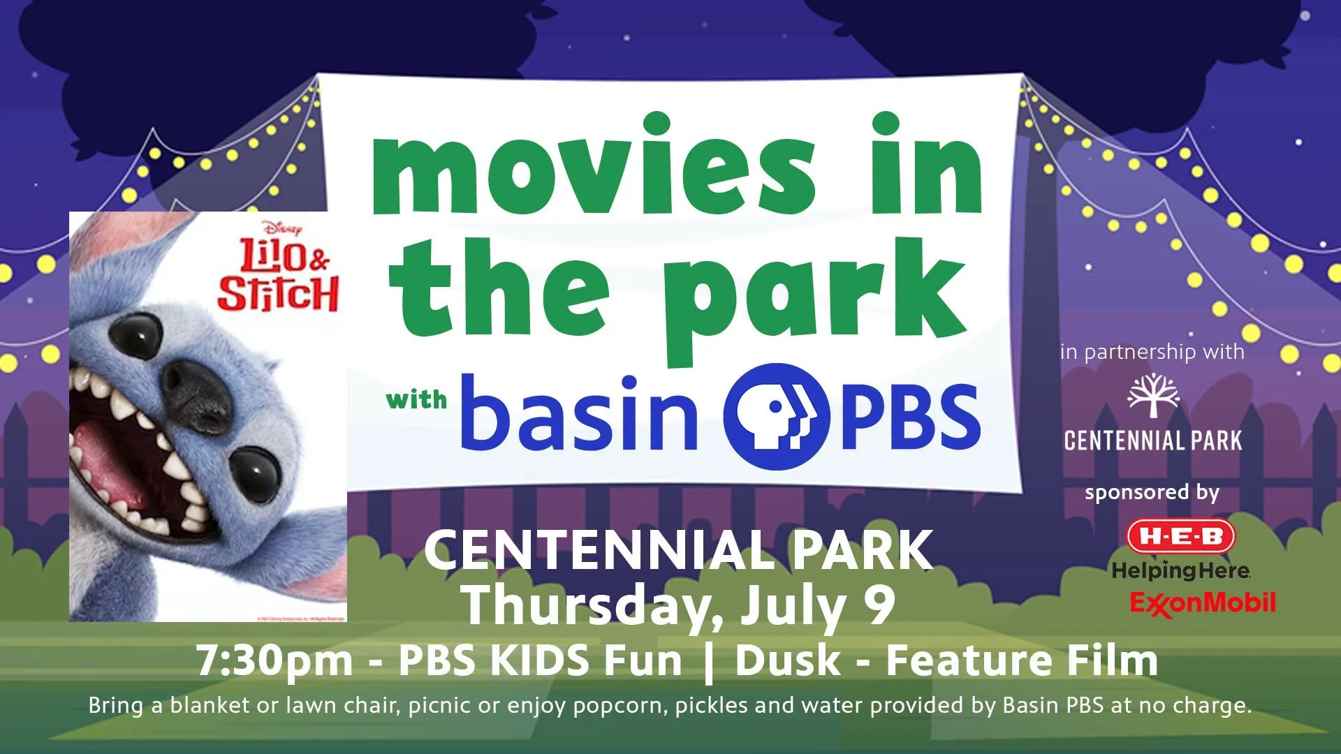 Movies in the Park - The Blue Troublemaker