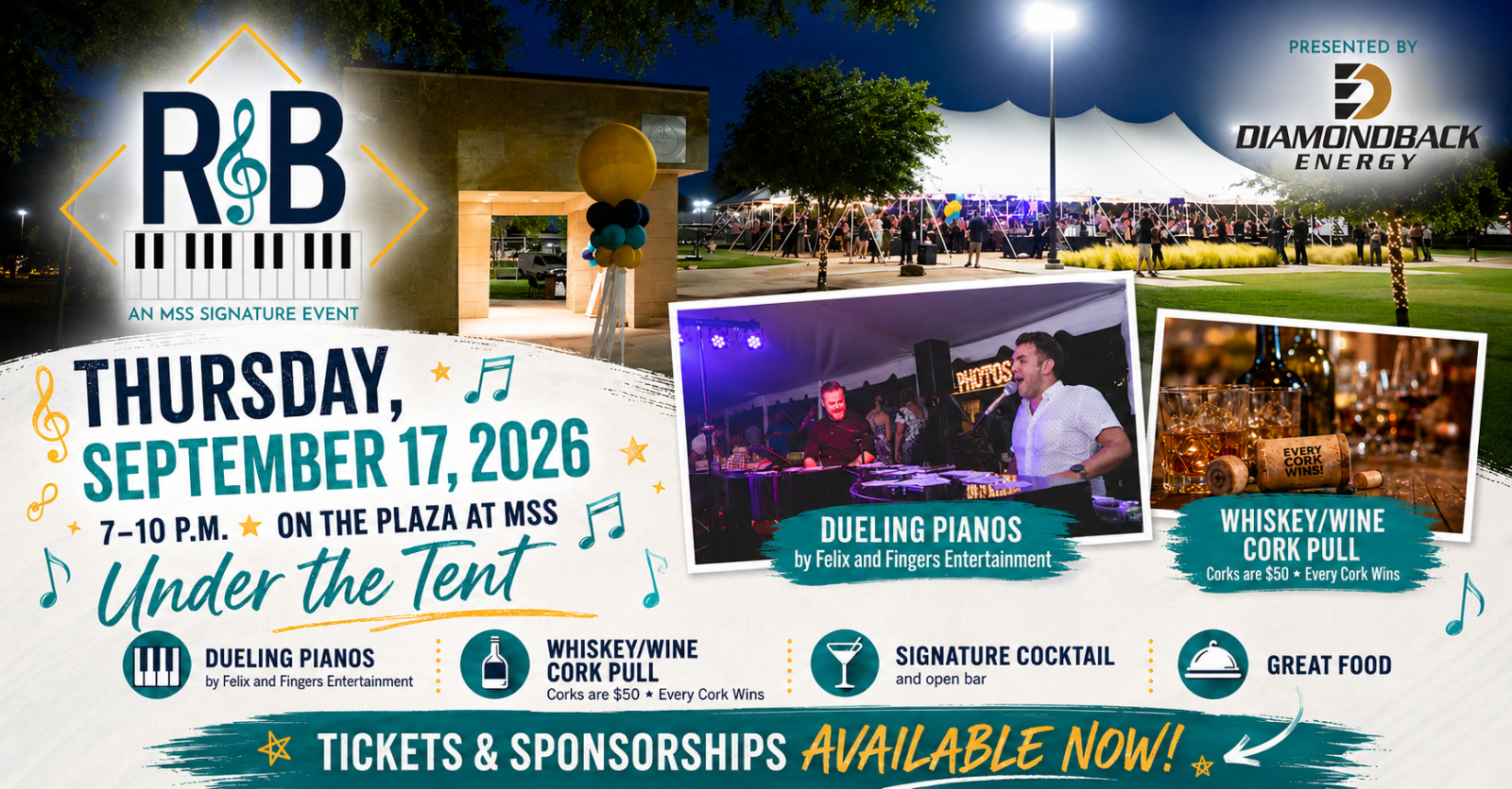R&B Dueling Pianos: An Signature Event presented by Diamondback Energy