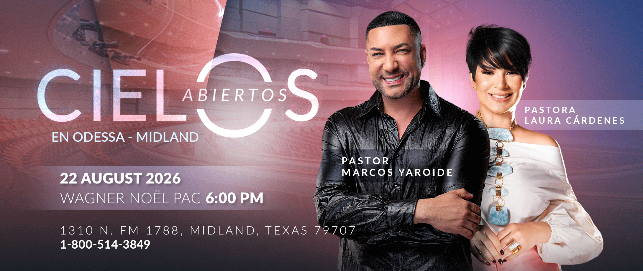 Cielos Abiertos en Odessa/Midland Presentando Marcos Yaroide y Laura Cardenes