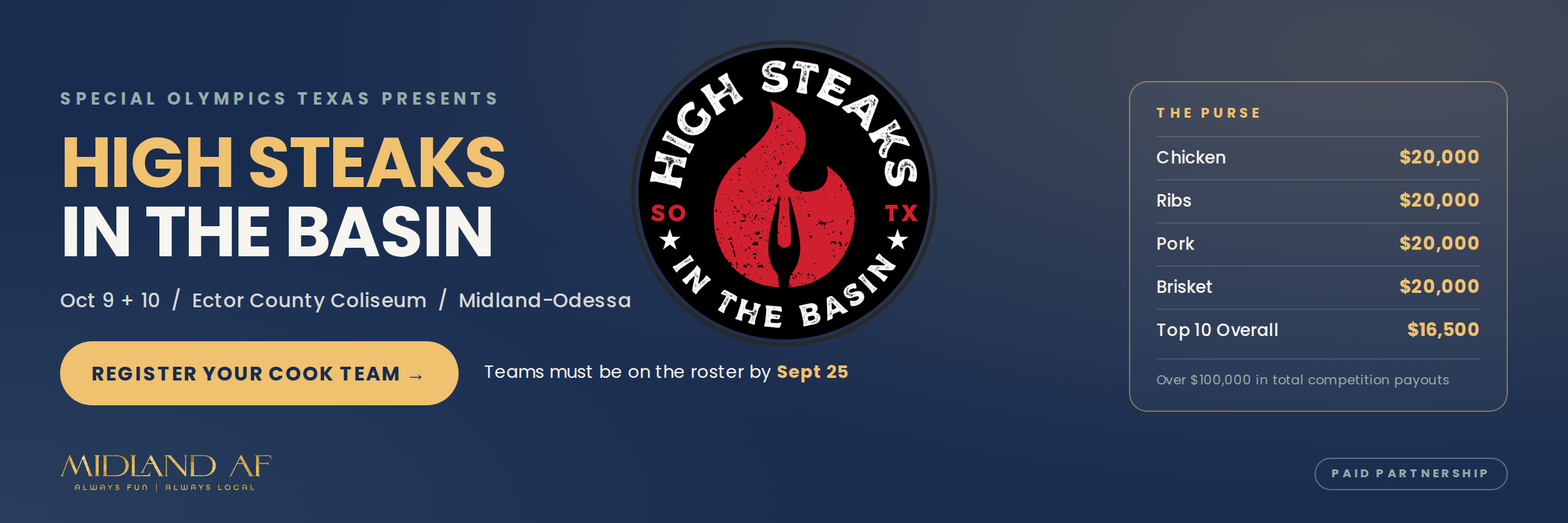 High Steaks In The Basin – Special Olympics