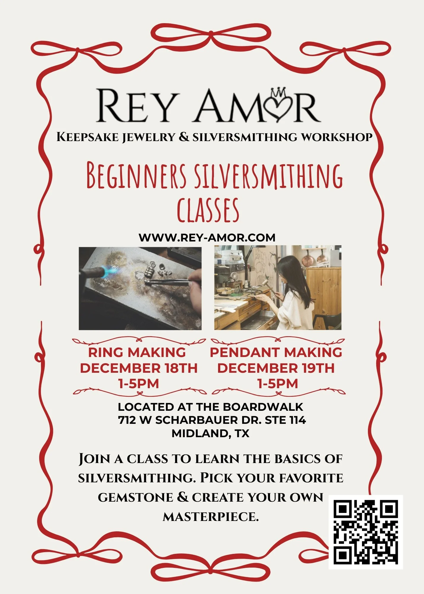 Beginners silversmithing class