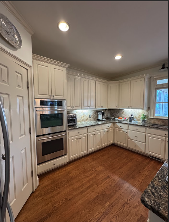 BEFORE | Sink Window was under covered porch for poor lighting