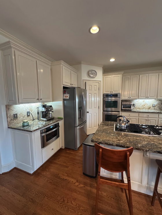 BEFORE | Angled Pantry & Poor Fridge Location