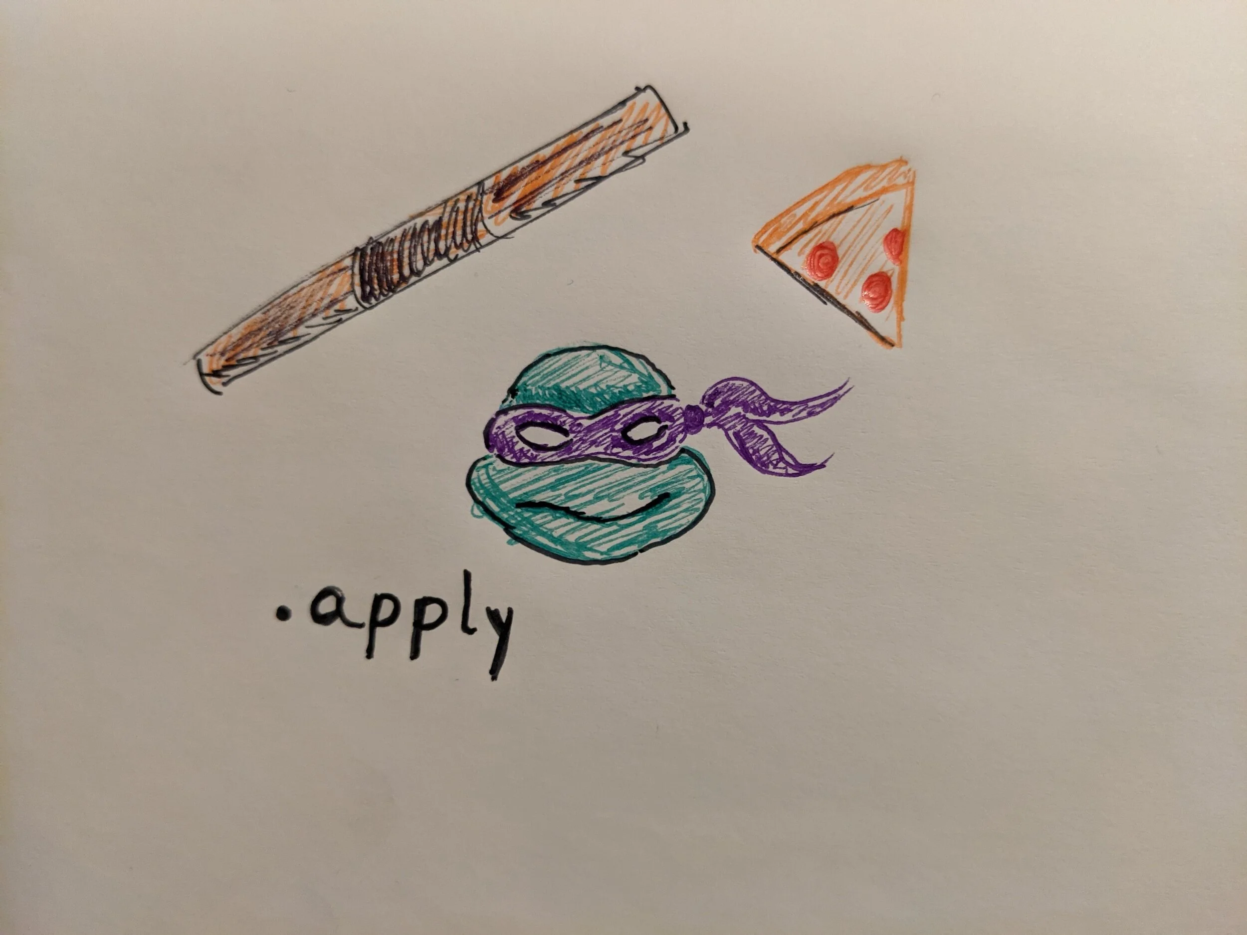 .apply is for building things