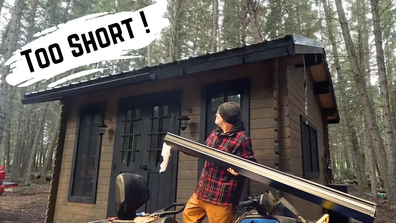 Is This the Right Gutter Setup for Our Tiny Cabin?